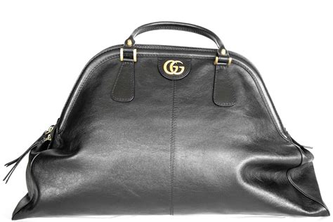 GUCCI Calfskin Large Re(Belle) Top Handle Bag .